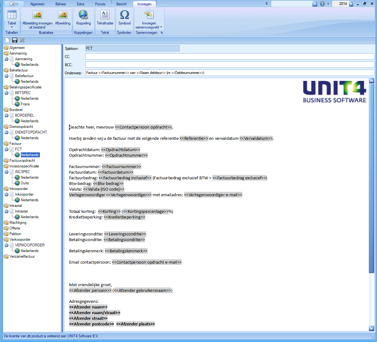 1 Werken met e-mail in UNIT4 Multivers Vanaf versie 10.4 kunt u gebruikmaken van de uitgebreide e-mailfaciliteiten in UNIT4 Multivers.