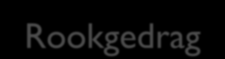 Rookgedrag 1/4 van de Crohnpatiënten rookt meerdere keren per dag (P Aandoening = 0.018*)! P CDgeslacht = 0.812 P CDleeftijd = 0.