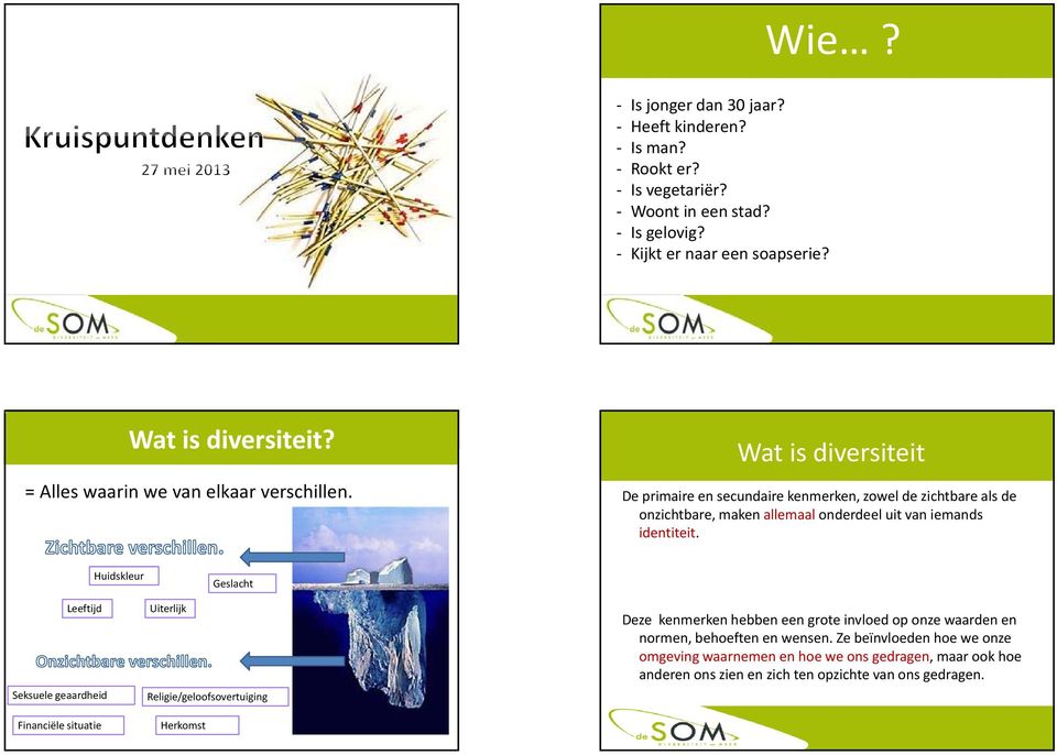 = Alles waarin we van elkaar verschillen. Wat is diversiteit?