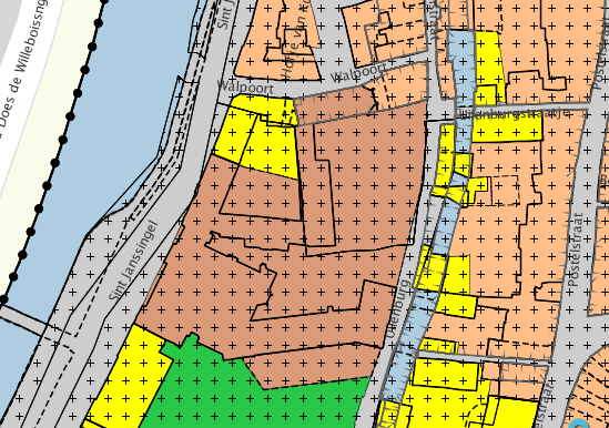 5 Hoofdstuk 3 Planologische regeling De locatie maakt onderdeel uit van het bestemmingsplan Binnenstad, vastgesteld door de gemeenteraad van 's-hertogenbosch op 23 april 2013. Zie figuur 3.