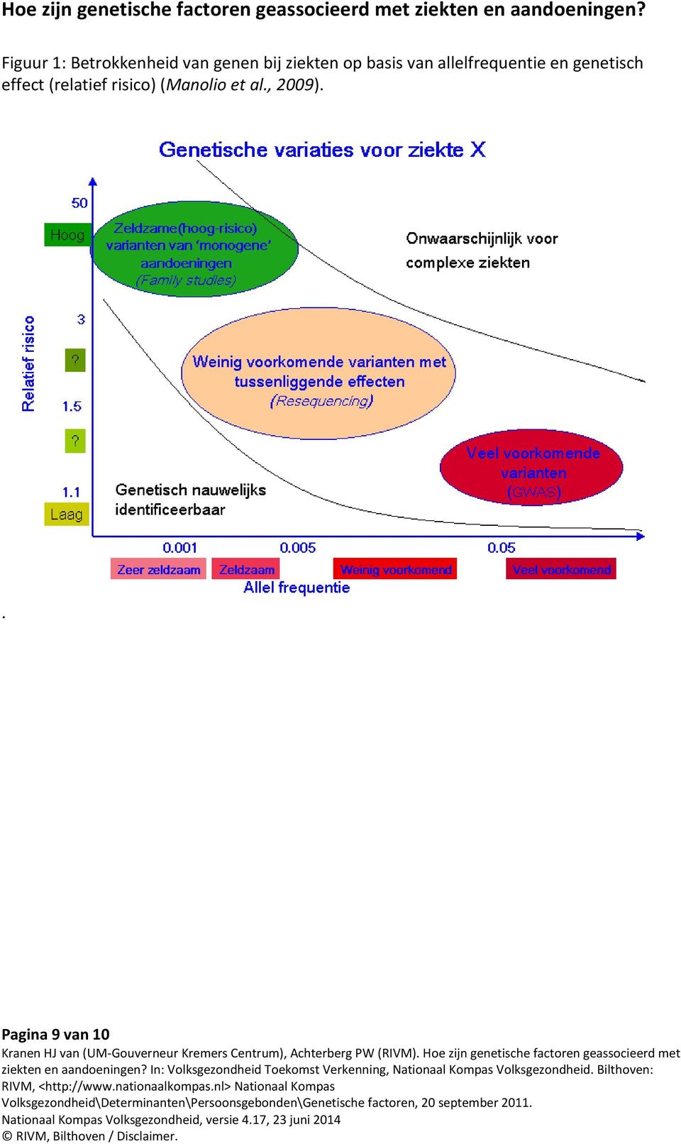 en genetisch effect (relatief risico)