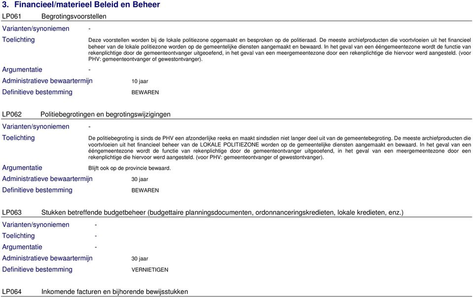 In het geval van een ééngemeentezone wordt de functie van rekenplichtige door de gemeenteontvanger uitgeoefend, in het geval van een meergemeentezone door een rekenplichtige die hiervoor werd