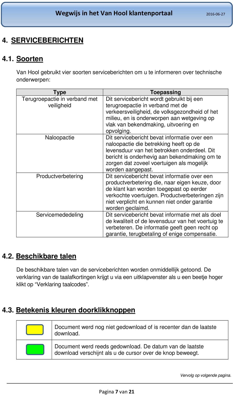 Toepassing Dit servicebericht wordt gebruikt bij een terugroepactie in verband met de verkeersveiligheid, de volksgezondheid of het milieu, en is onderworpen aan wetgeving op vlak van bekendmaking,