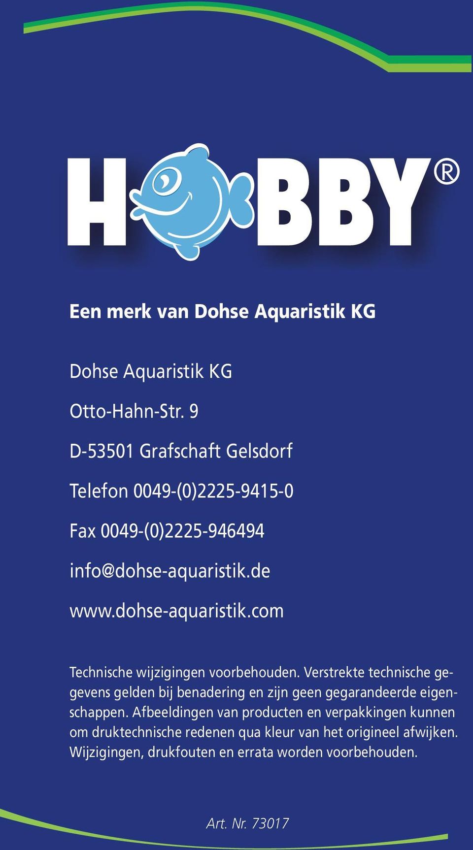 de www.dohse-aquaristik.com Technische wijzigingen voorbehouden.