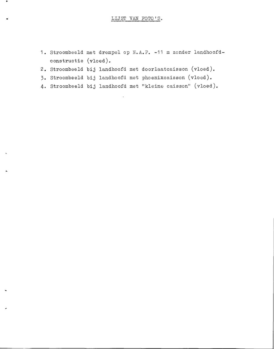 Stroombeeld bij landhoofd met doorlaatcaisson (vloed). 5.