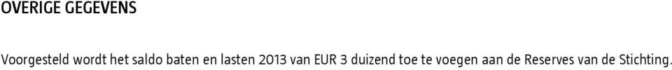 2013 van EUR 3 duizend toe te