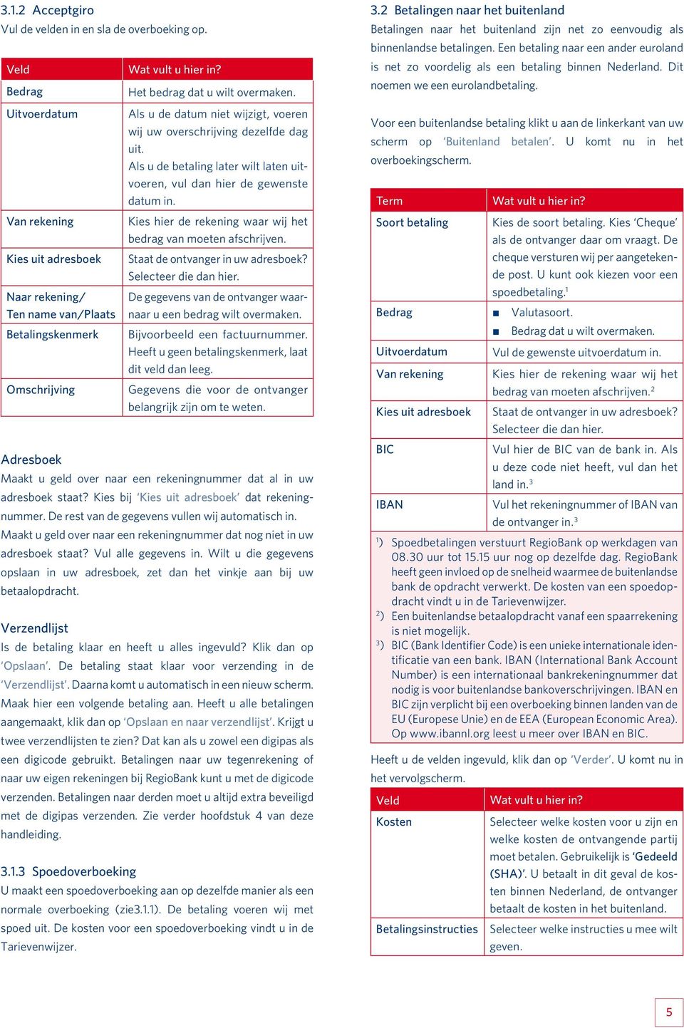 Als u de datum niet wijzigt, voeren wij uw overschrijving dezelfde dag uit. Als u de betaling later wilt laten uitvoeren, vul dan hier de gewenste datum in.