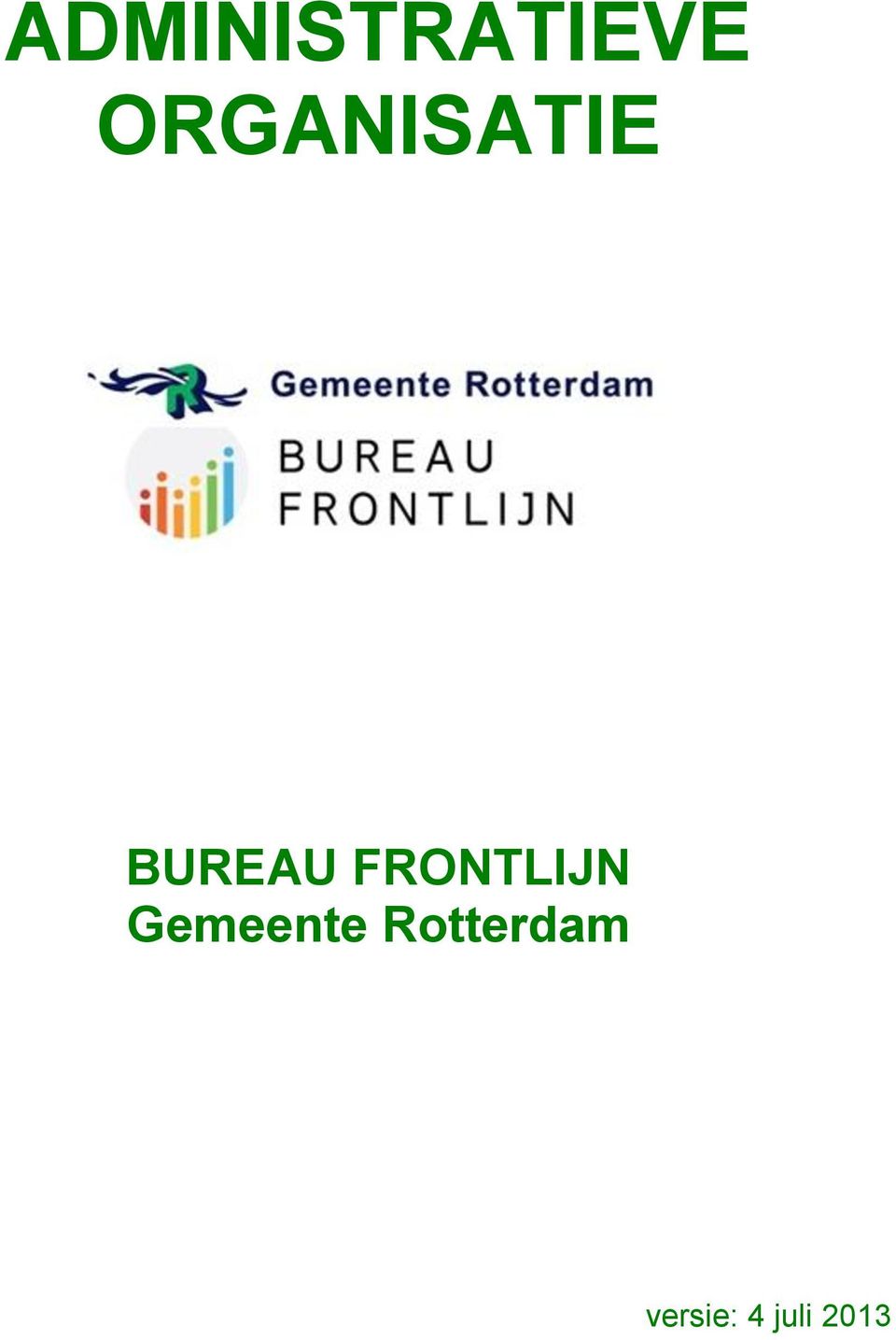 FRONTLIJN Gemeente