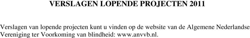 website van de Algemene Nederlandse