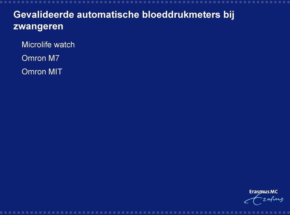 bloeddrukmeters bij