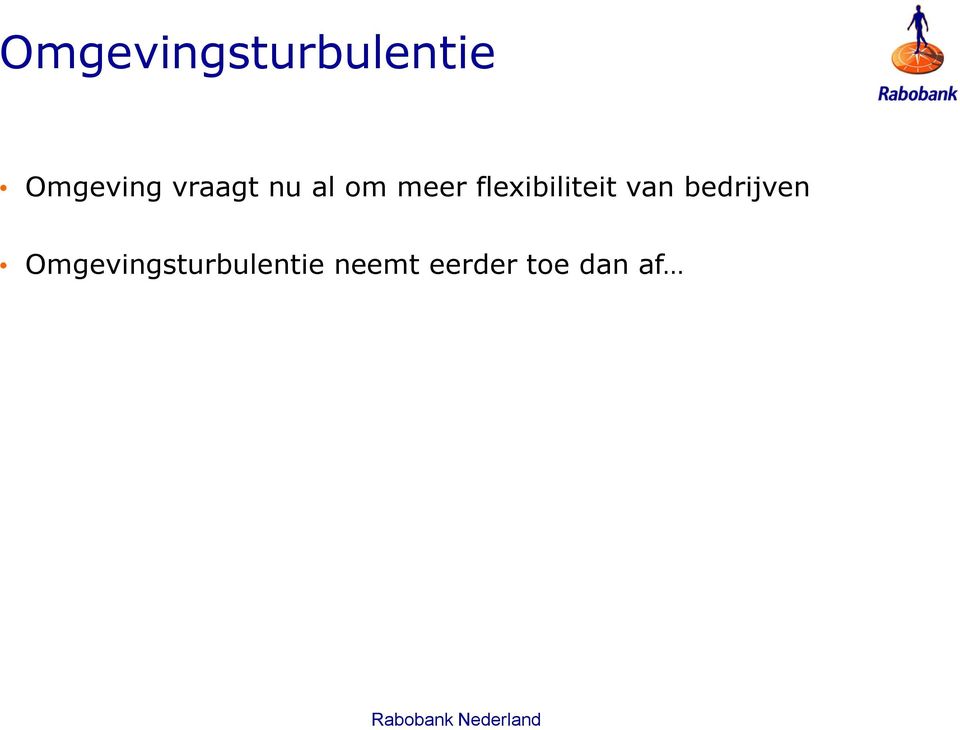 van bedrijven Omgevingsturbulentie