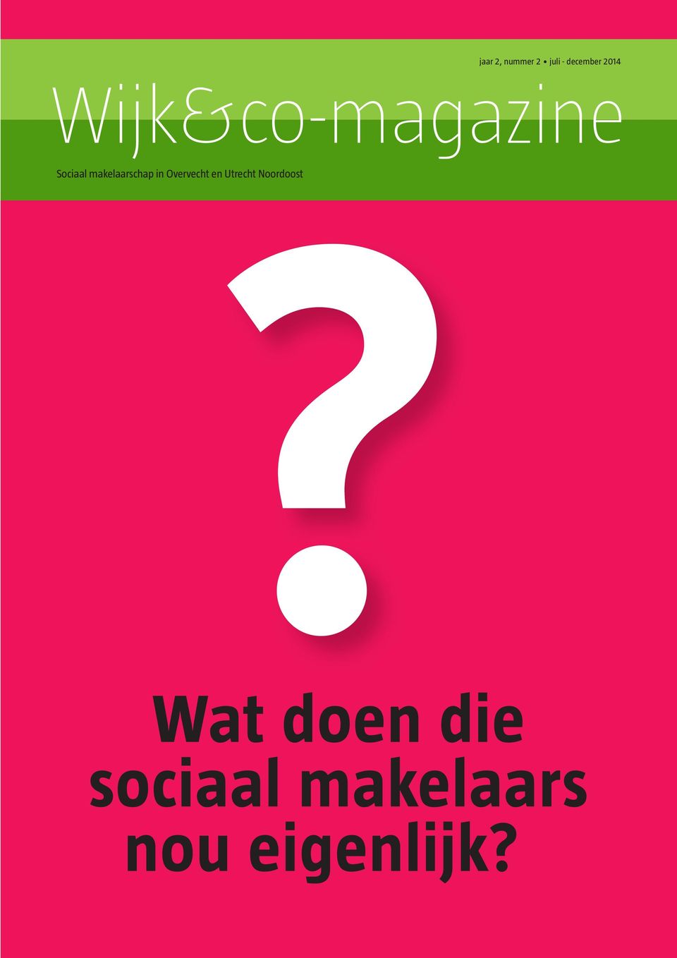 Wijk&co-magazine Sociaal