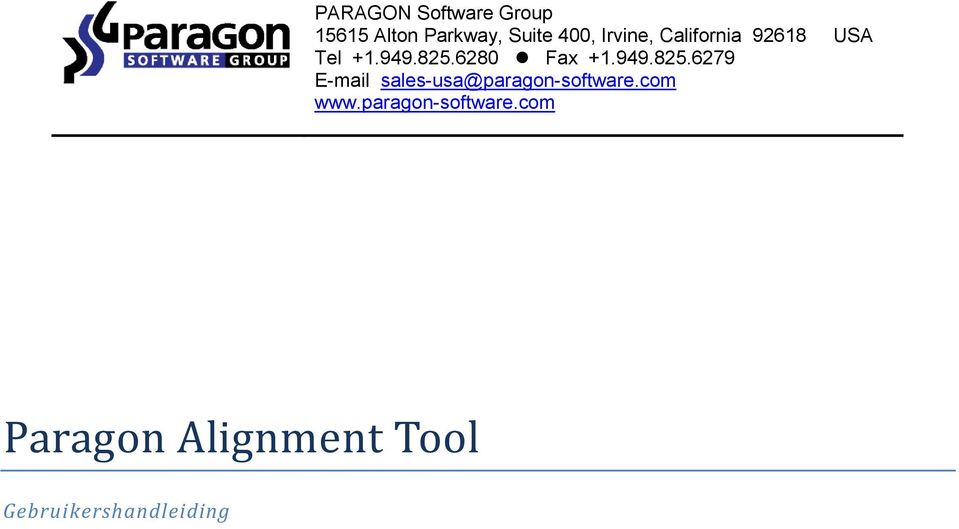 949.825.6279 E-mail sales-usa@paragon-software.com www.