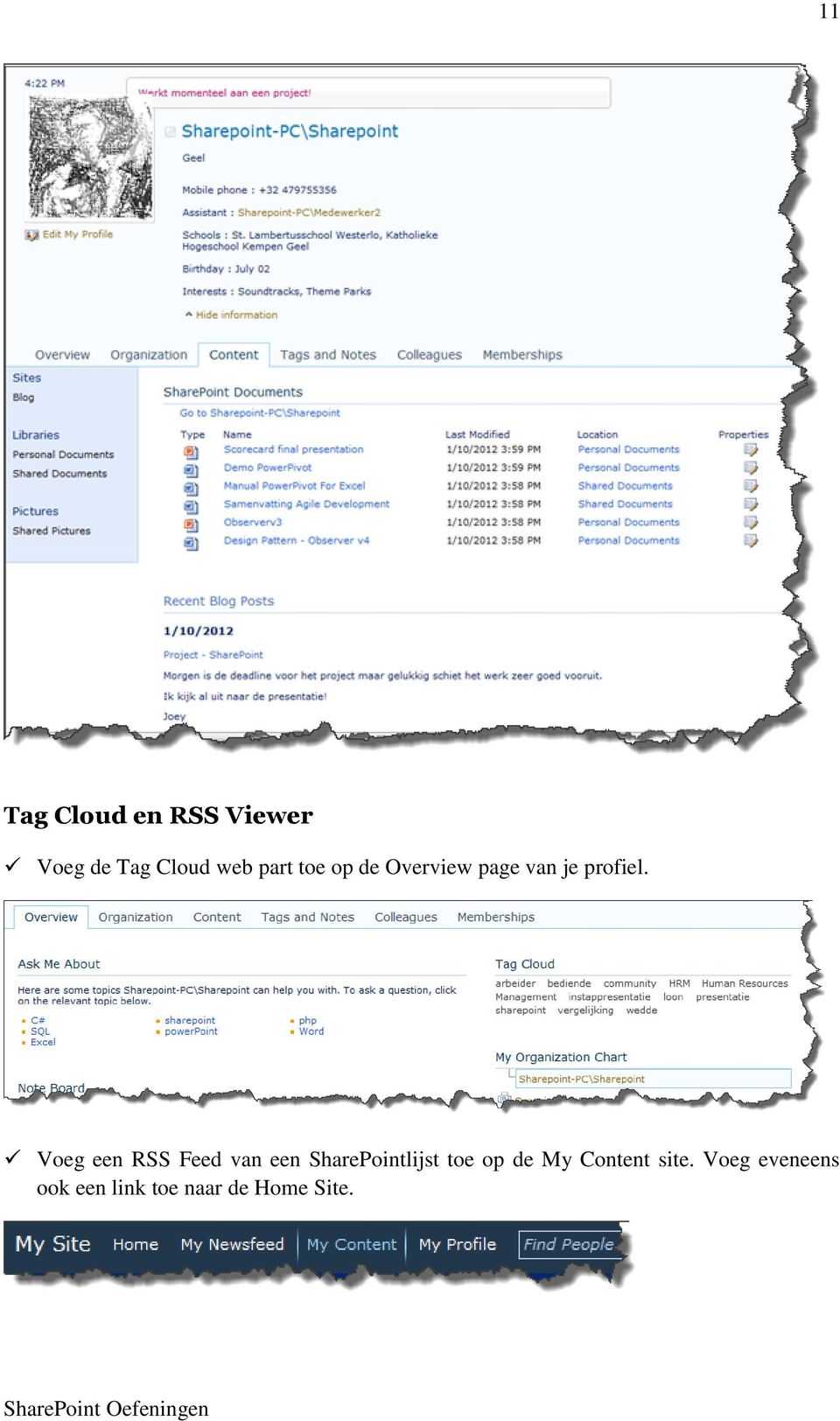 Voeg een RSS Feed van een SharePointlijst toe op de