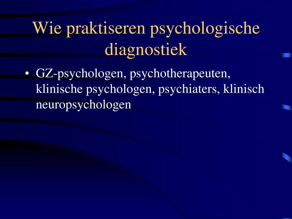 psychotherapeuten, klinische