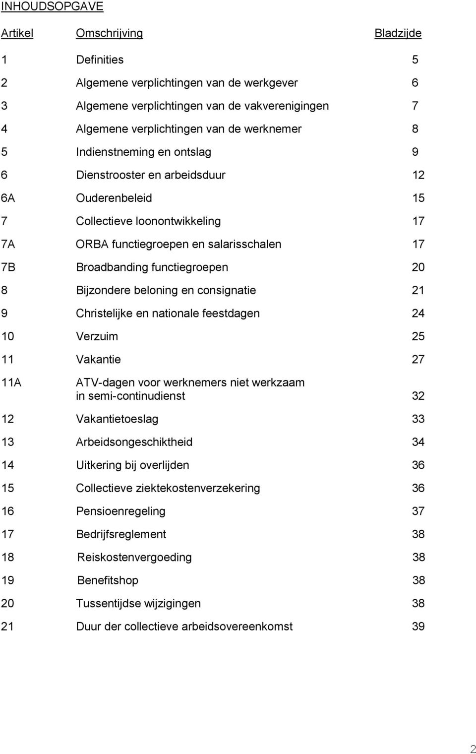 Bijzondere beloning en consignatie 21 9 Christelijke en nationale feestdagen 24 10 Verzuim 25 11 Vakantie 27 11A ATV-dagen voor werknemers niet werkzaam in semi-continudienst 32 12 Vakantietoeslag 33