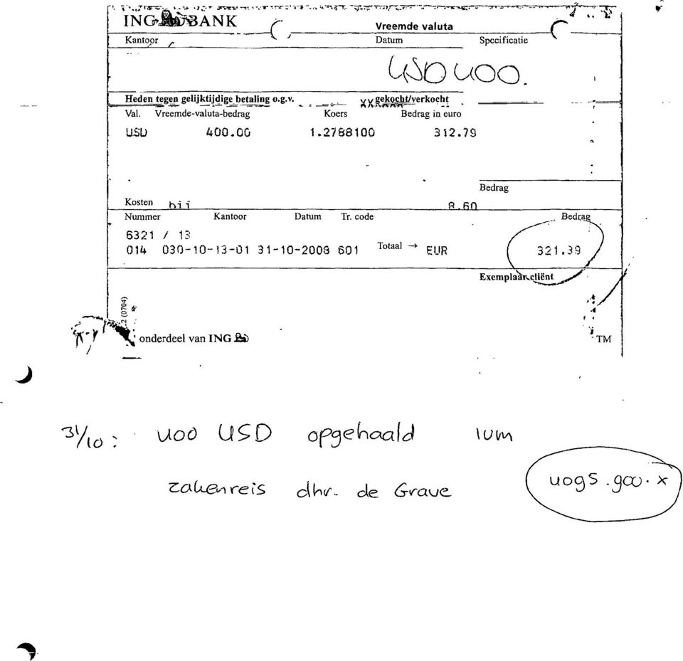 79 Kosten Nummer hi i Kantoor Datum Tr.