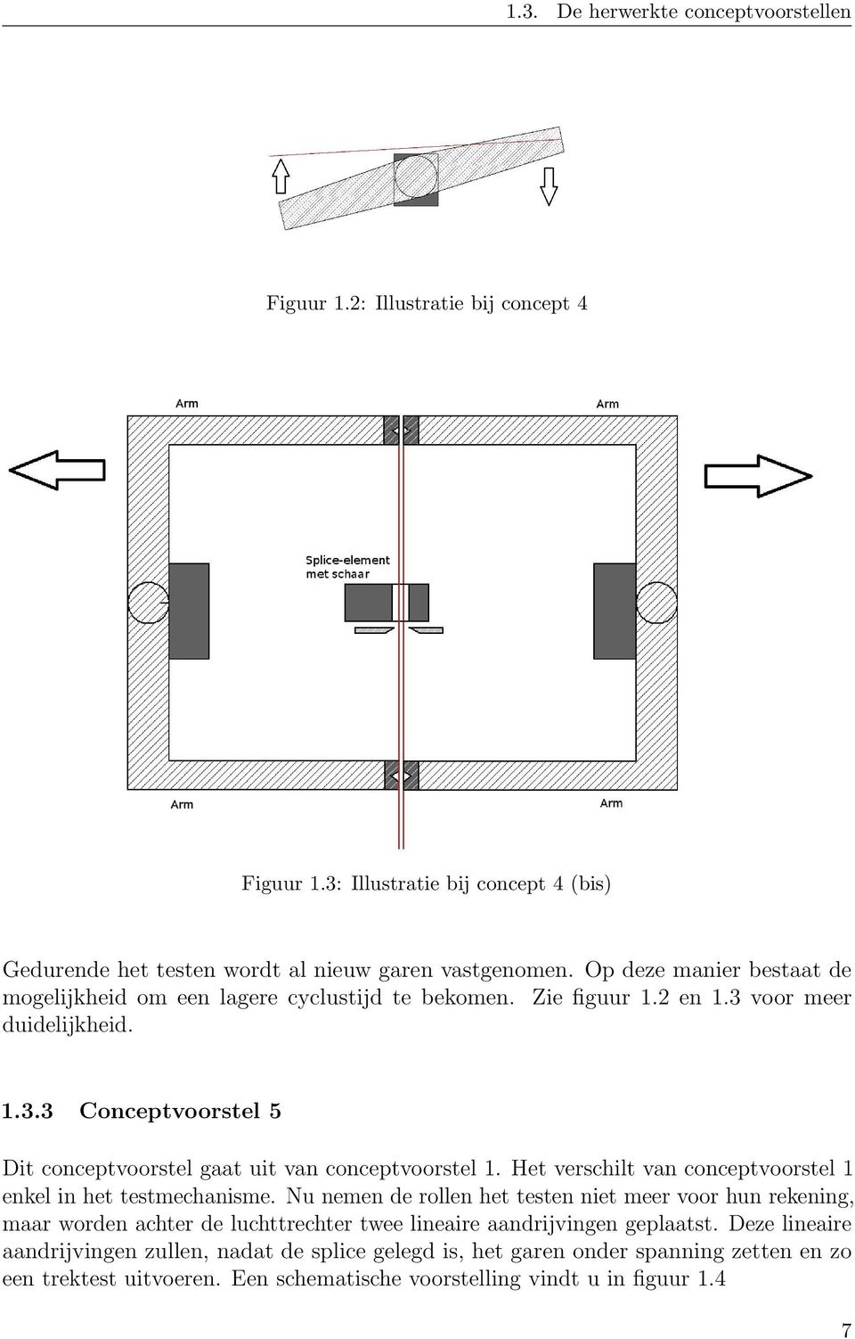 Het verschilt van conceptvoorstel 1 enkel in het testmechanisme.