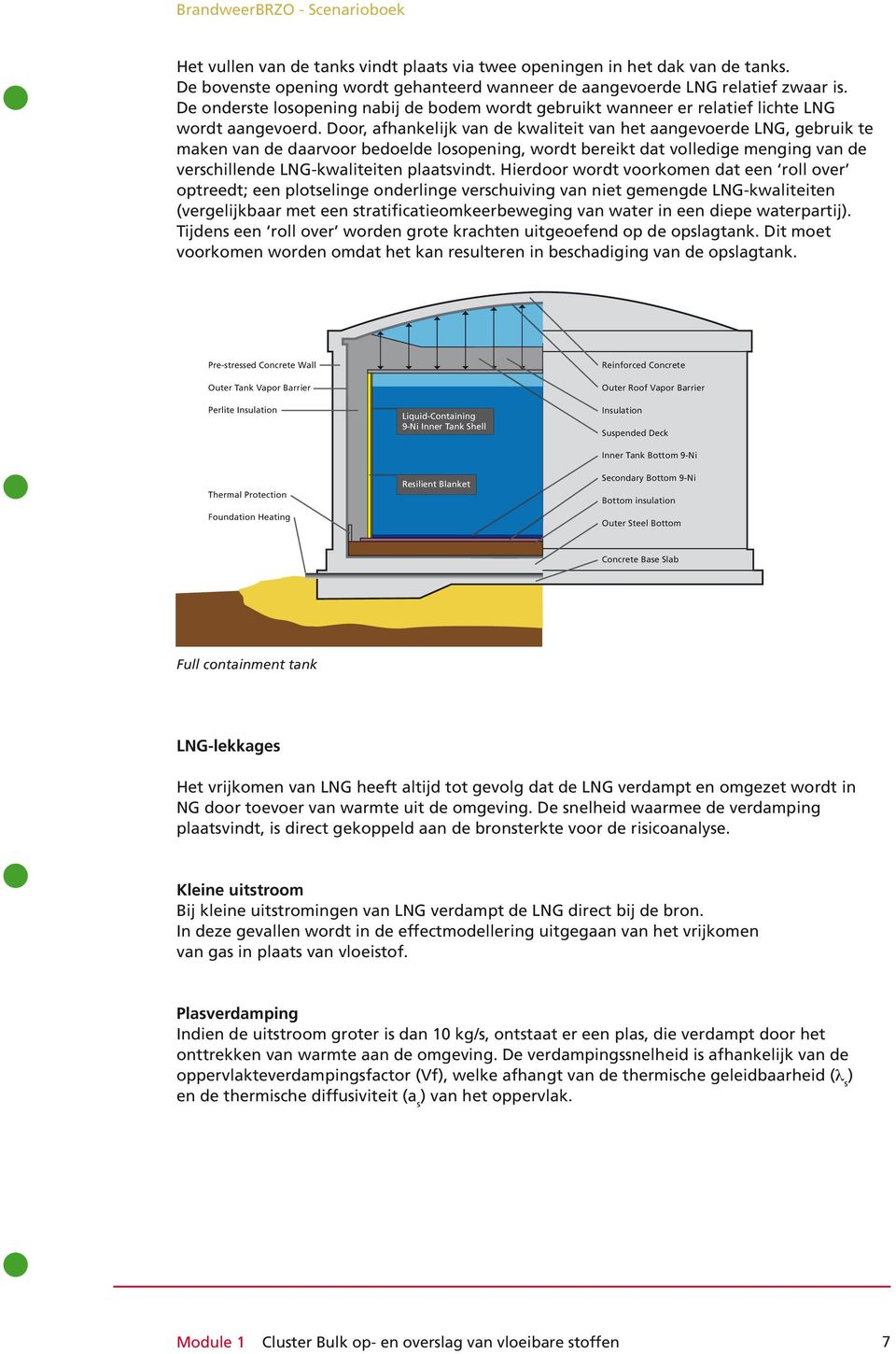 Door, afhankelijk van de kwaliteit van het aangevoerde LNG, gebruik te maken van de daarvoor bedoelde losopening, wordt bereikt dat volledige menging van de verschillende LNG-kwaliteiten plaatsvindt.