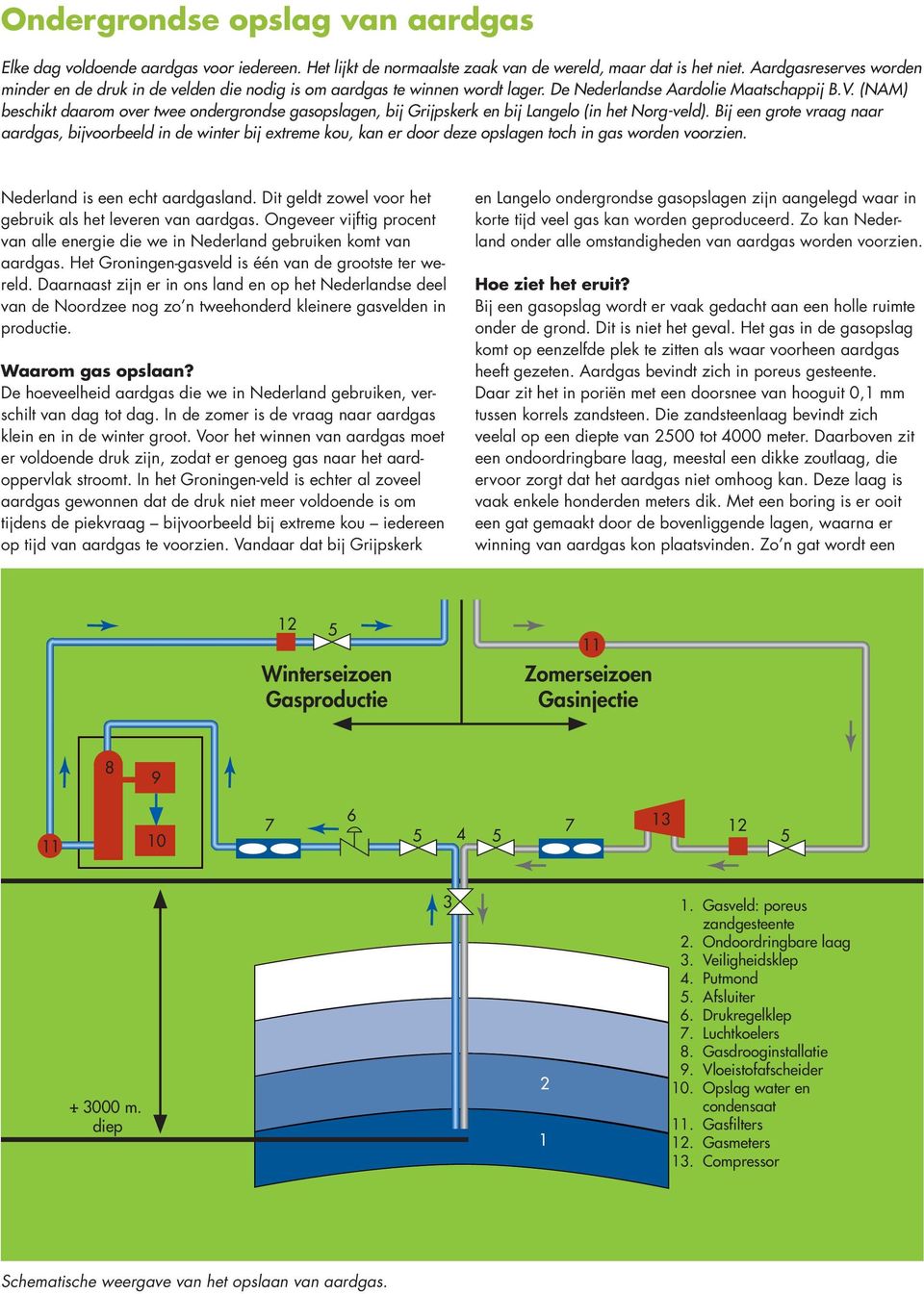 (NAM) beschikt daarom over twee ondergrondse gasopslagen, bij Grijpskerk en bij Langelo (in het Norg-veld).