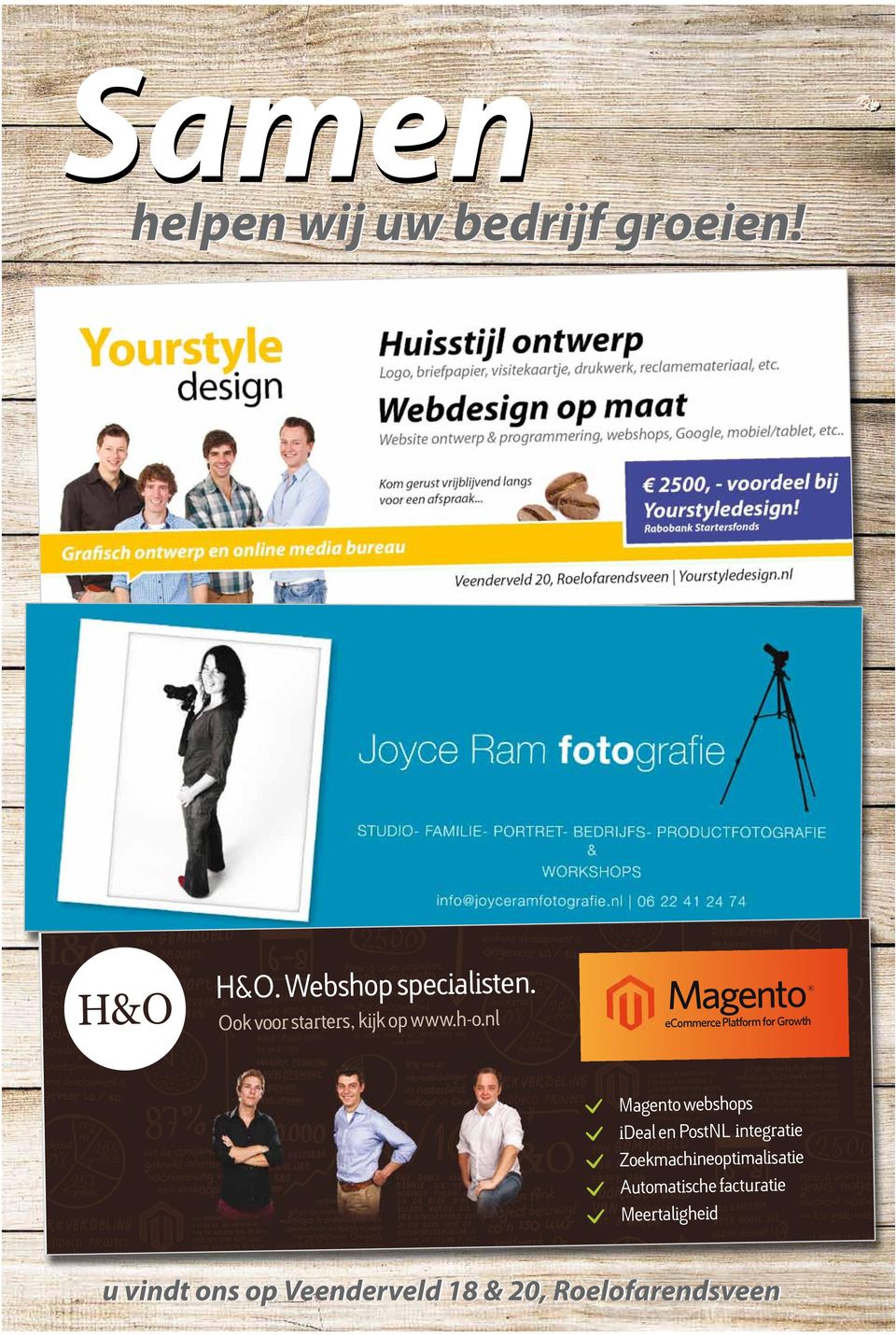 backend fo grafisch frontend erkverdeling Magento webshops ideal en PostNL integratie