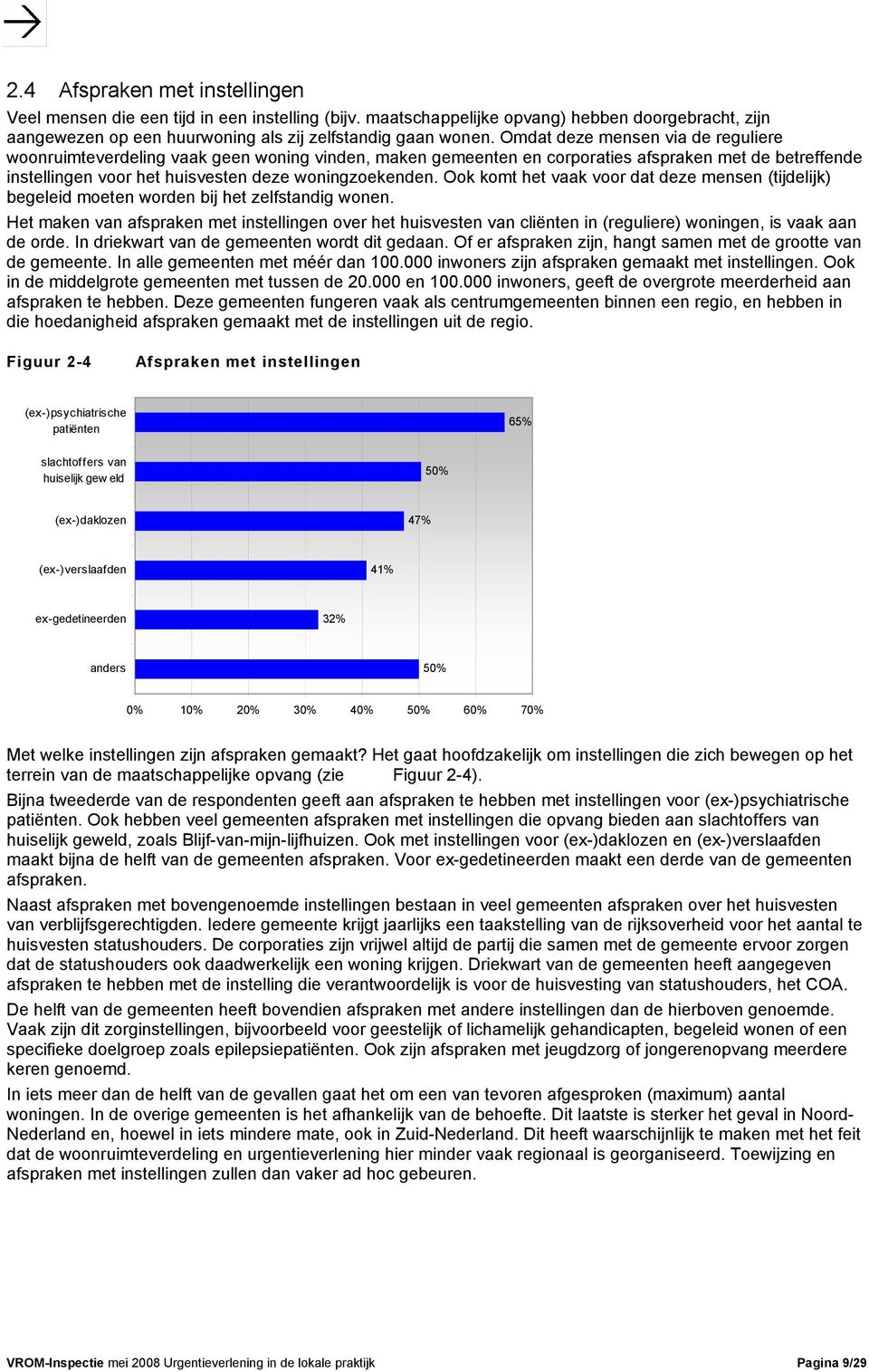 Ook komt het vaak voor dat deze mensen (tijdelijk) begeleid moeten worden bij het zelfstandig wonen.