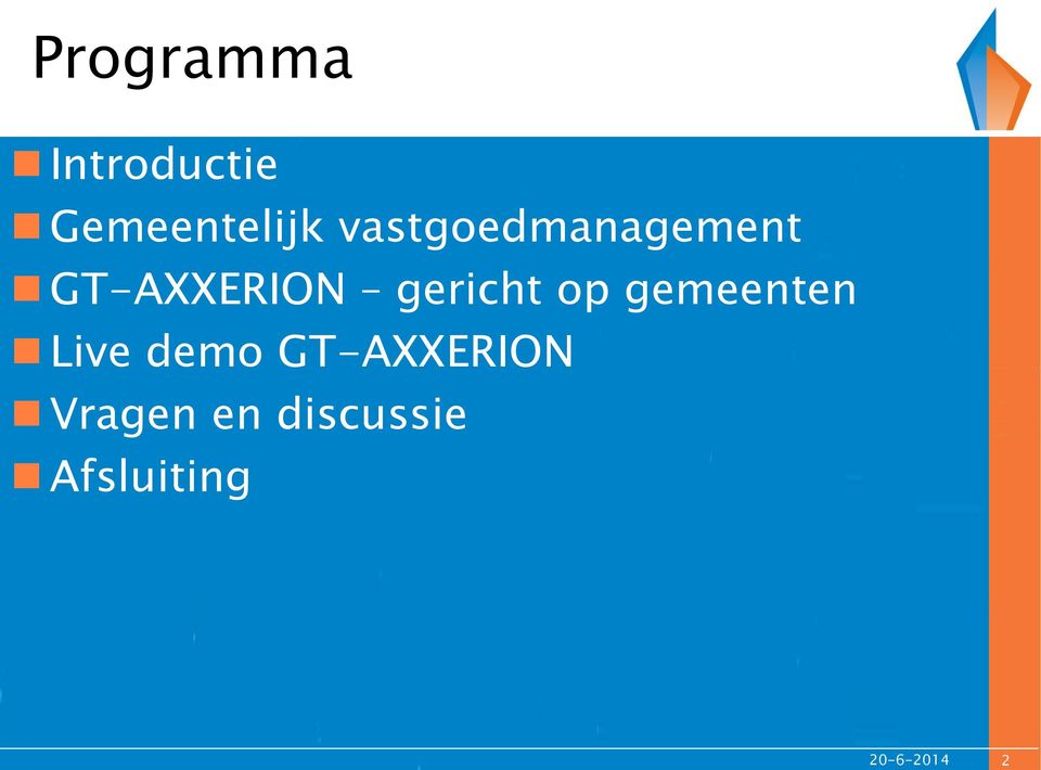 gericht op gemeenten Live demo