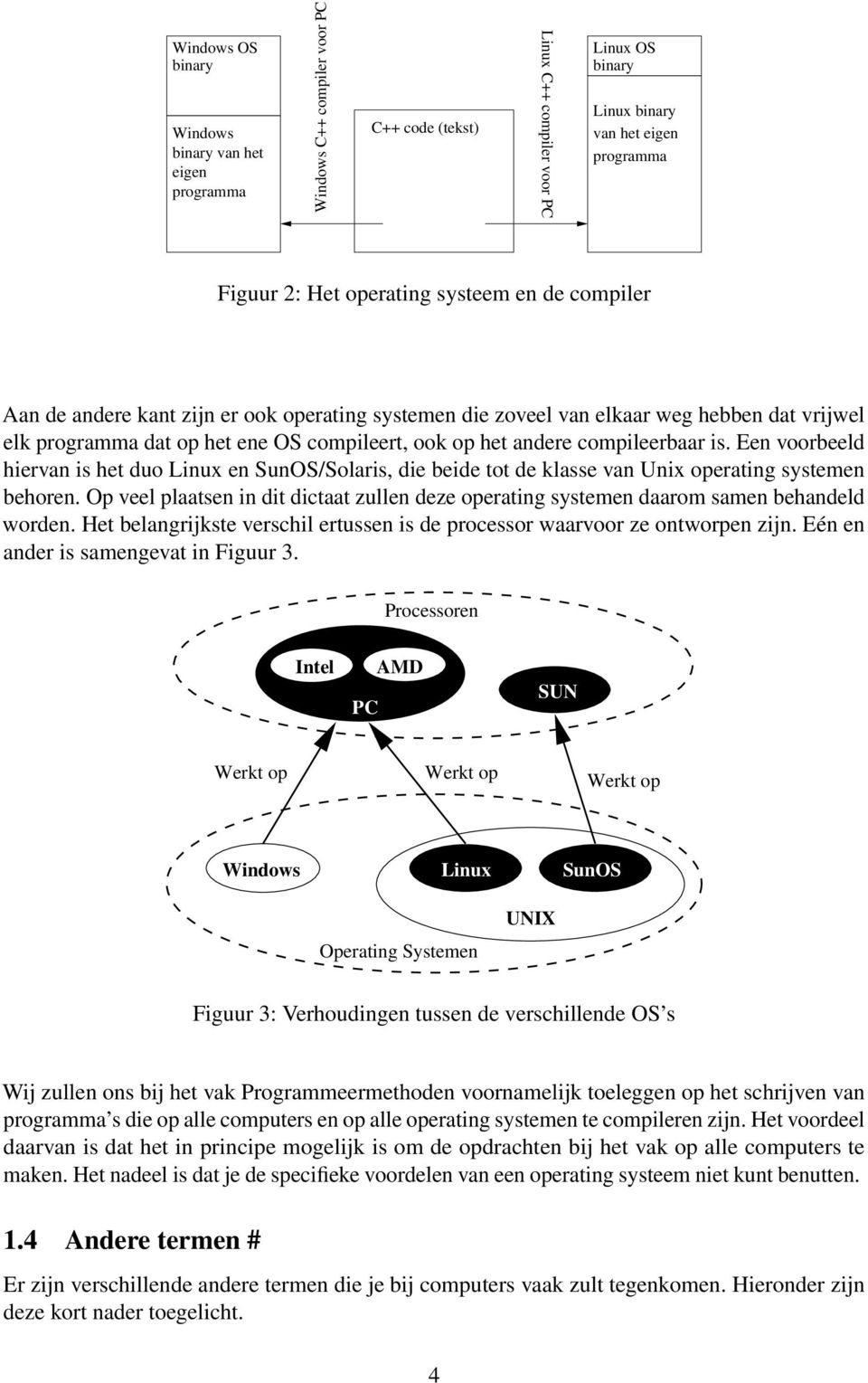 compileerbaar is. Een voorbeeld hiervan is het duo Linux en SunOS/Solaris, die beide tot de klasse van Unix operating systemen behoren.