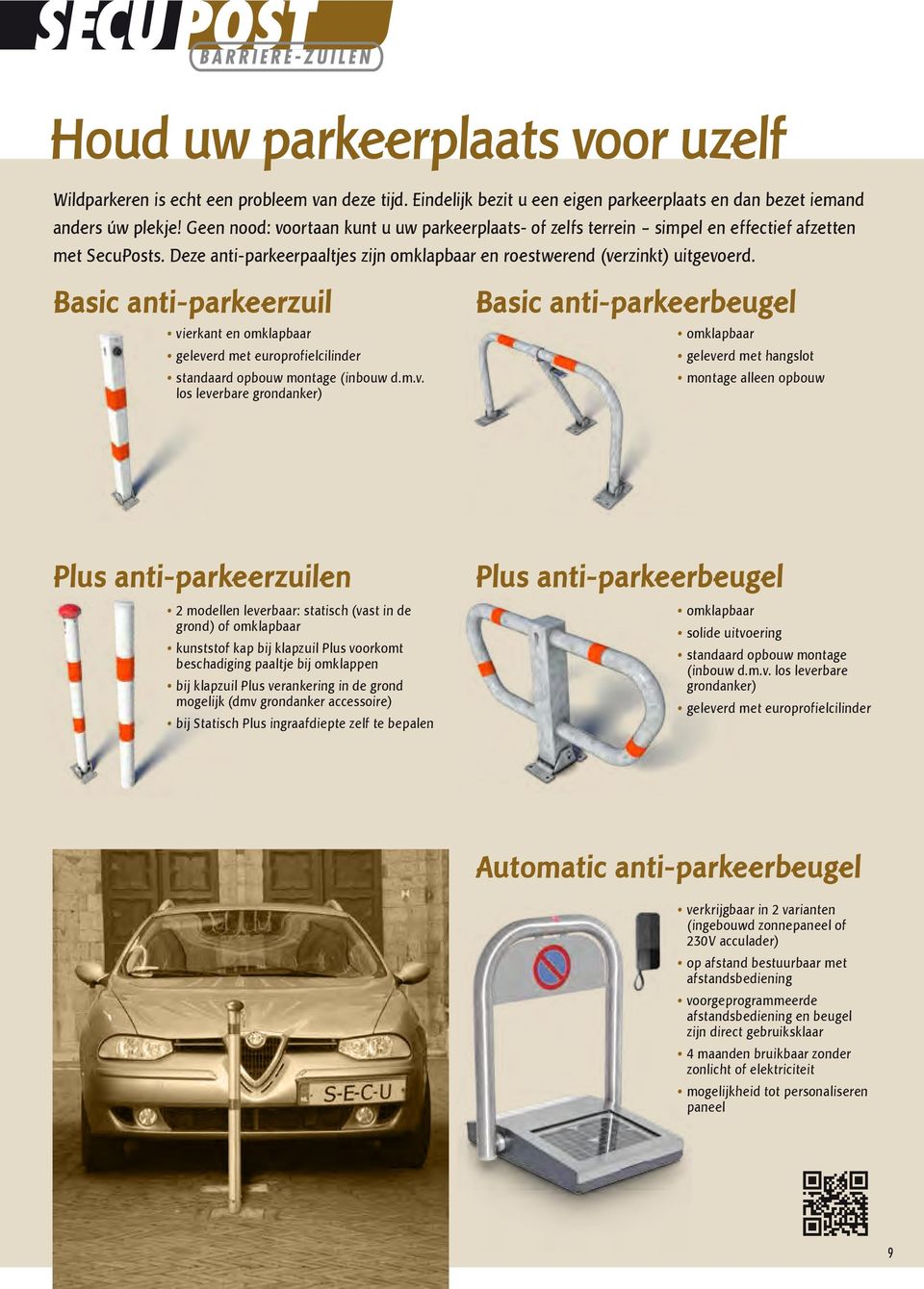 Basic anti-parkeerzuil vi