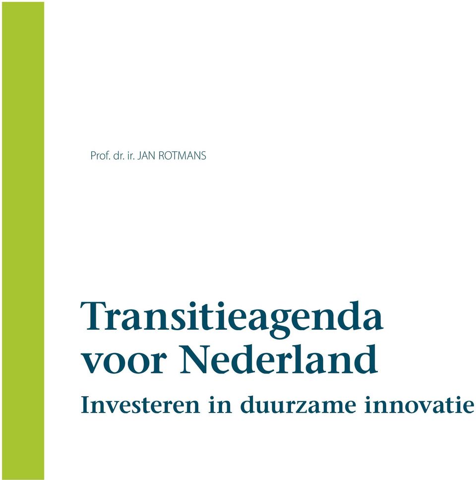 Transitieagenda voor