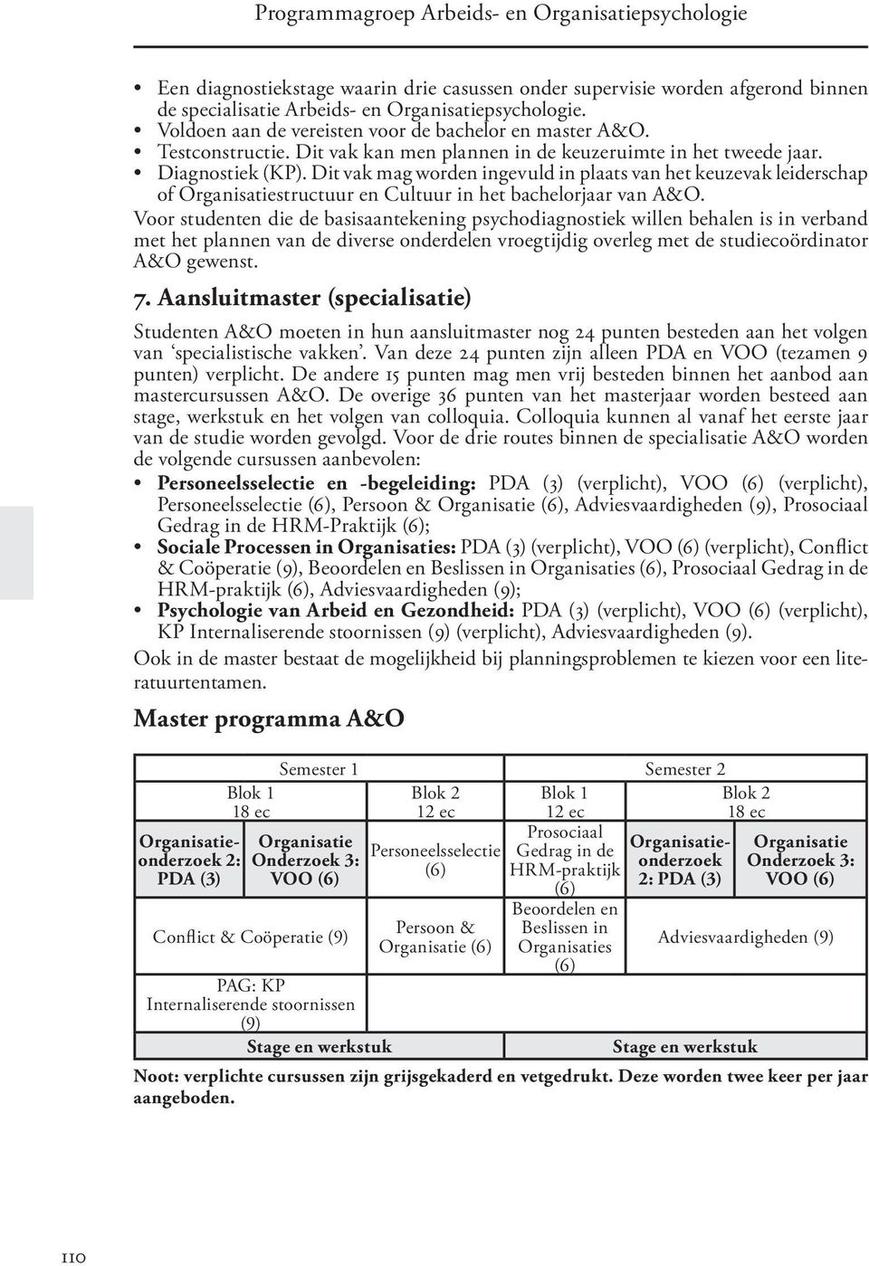 Dit vak mag worden ingevuld in plaats van het keuzevak leiderschap of Organisatiestructuur en Cultuur in het bachelorjaar van A&O.