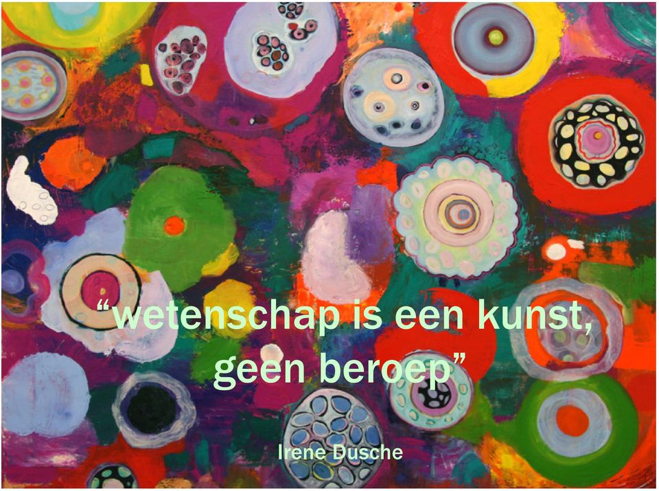 is morfologie wetenschap een kunst of