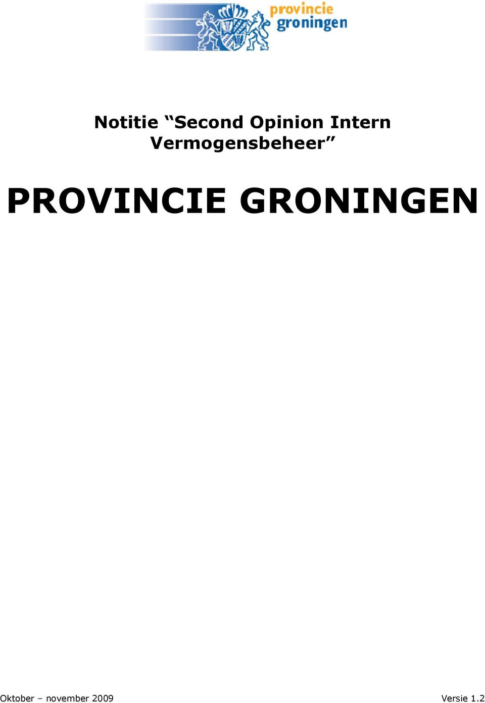 PROVINCIE GRONINGEN