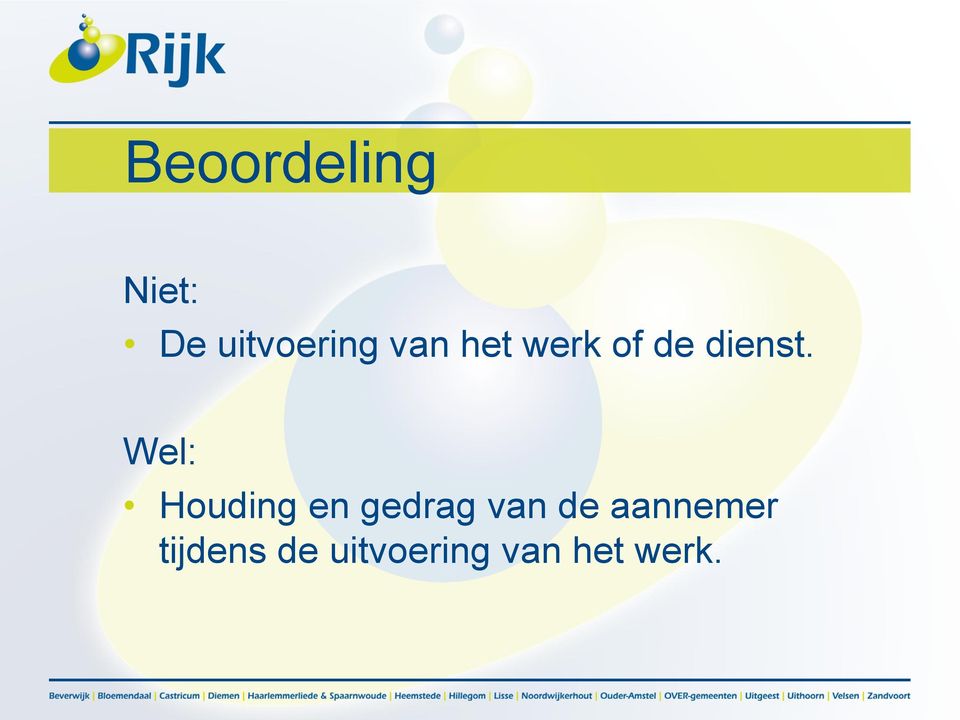 Wel: Houding en gedrag van de