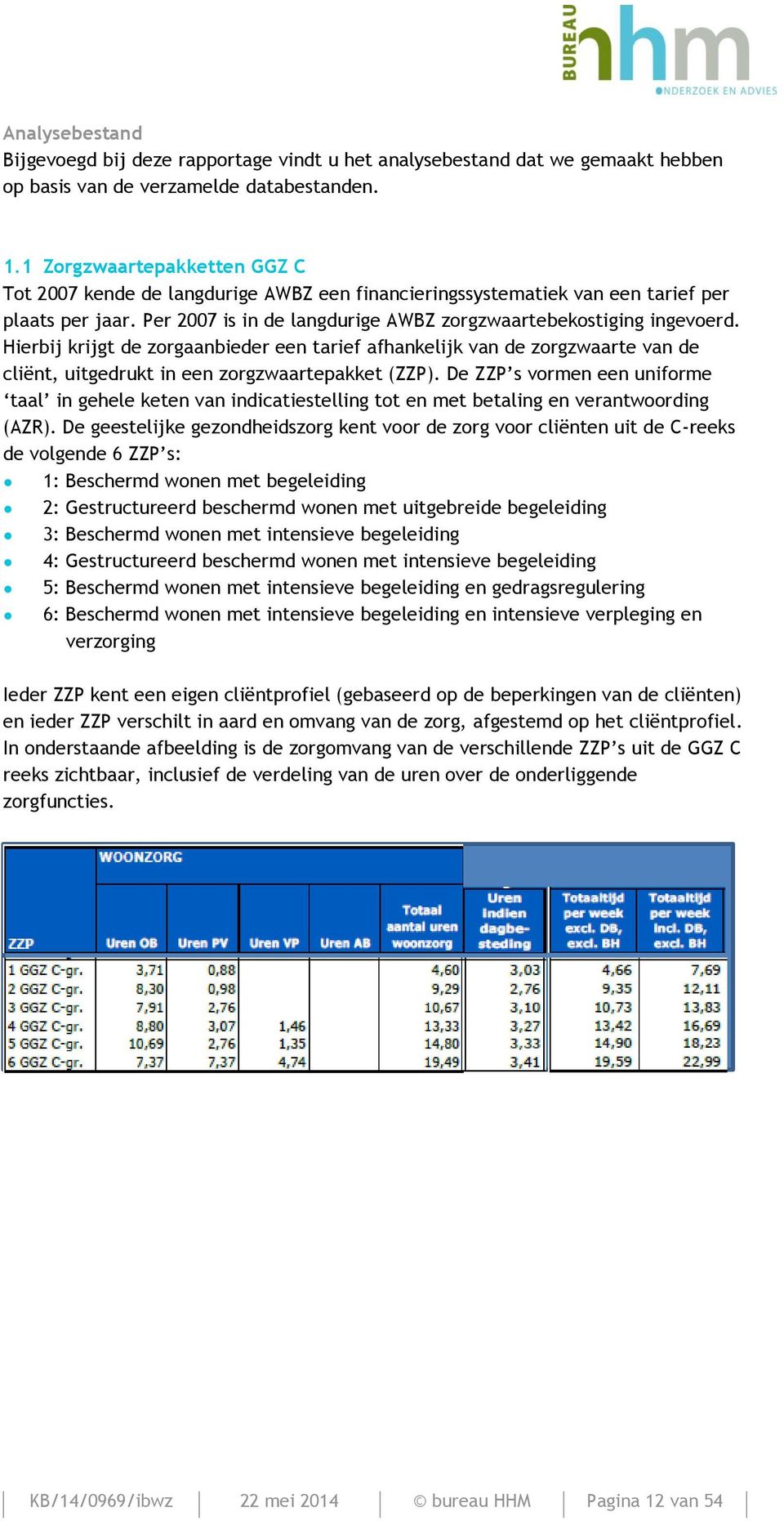 Hierbij krijgt de zorgaanbieder een tarief afhankelijk van de zorgzwaarte van de cliënt, uitgedrukt in een zorgzwaartepakket (ZZP).