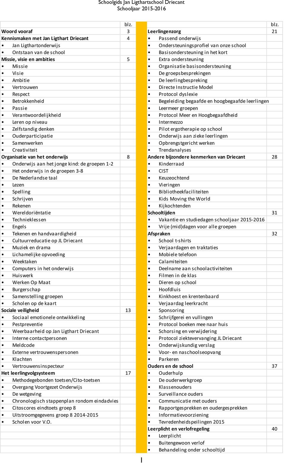 kort Missie, visie en ambities 5 Extra ondersteuning Missie Organisatie basisondersteuning Visie De groepsbesprekingen Ambitie De leerlingbespreking Vertrouwen Directe Instructie Model Respect