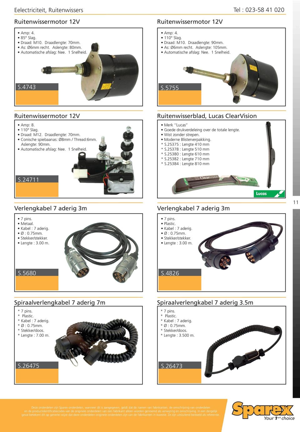 Draadlengte: 70mm. Conische spiebaanas: Ø8mm / Thread:6mm. Aslengte: 90mm. Automatische afslag: Nee. 1 Snelheid.