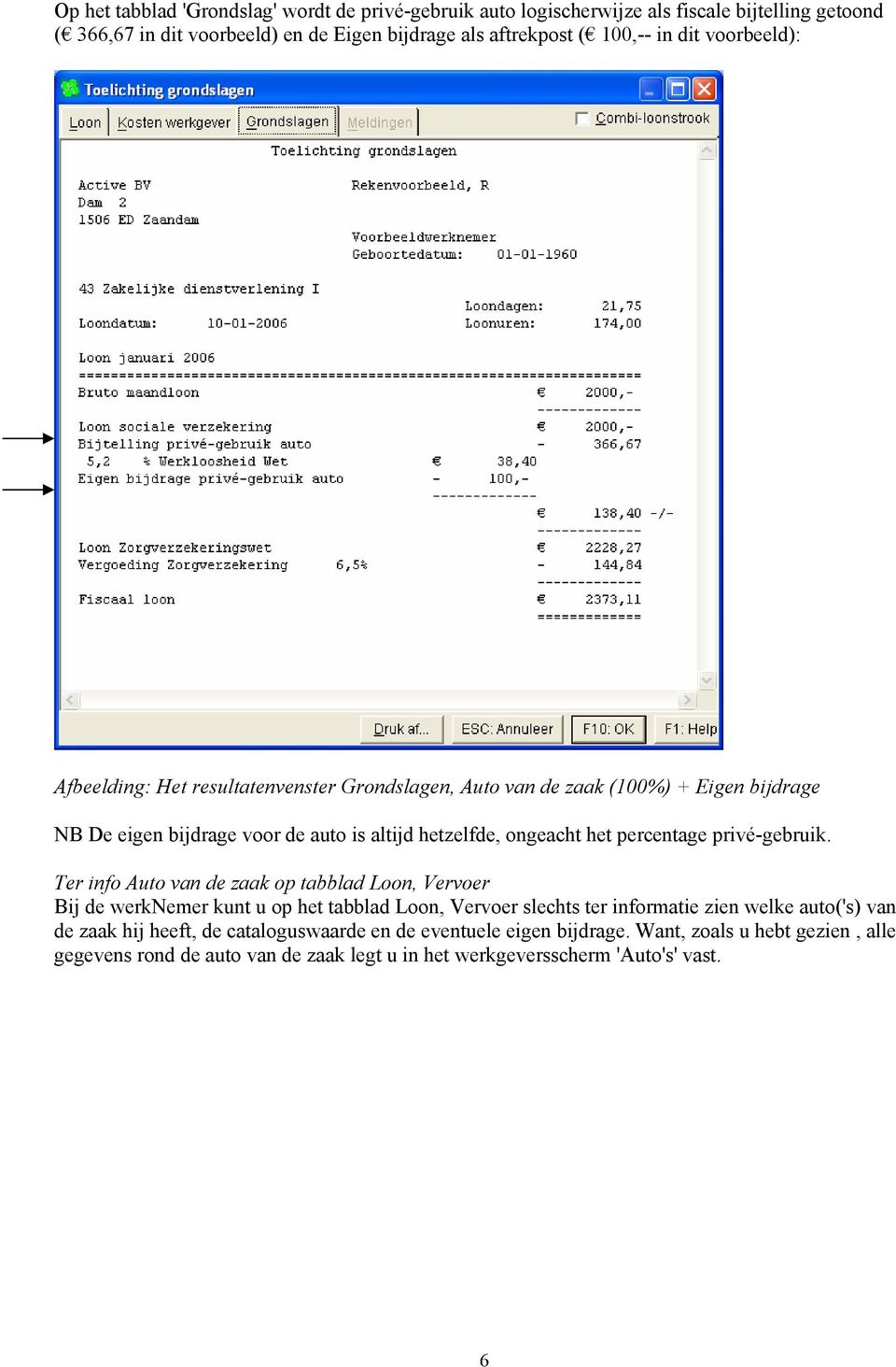 percentage privé-gebruik.