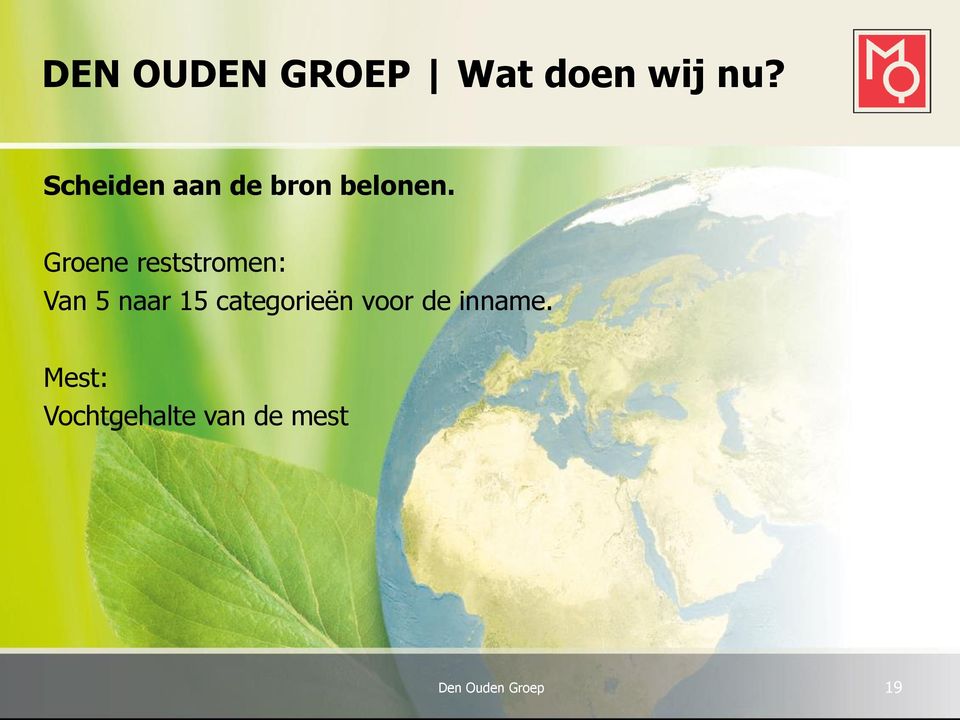 Groene reststromen: Van 5 naar 15