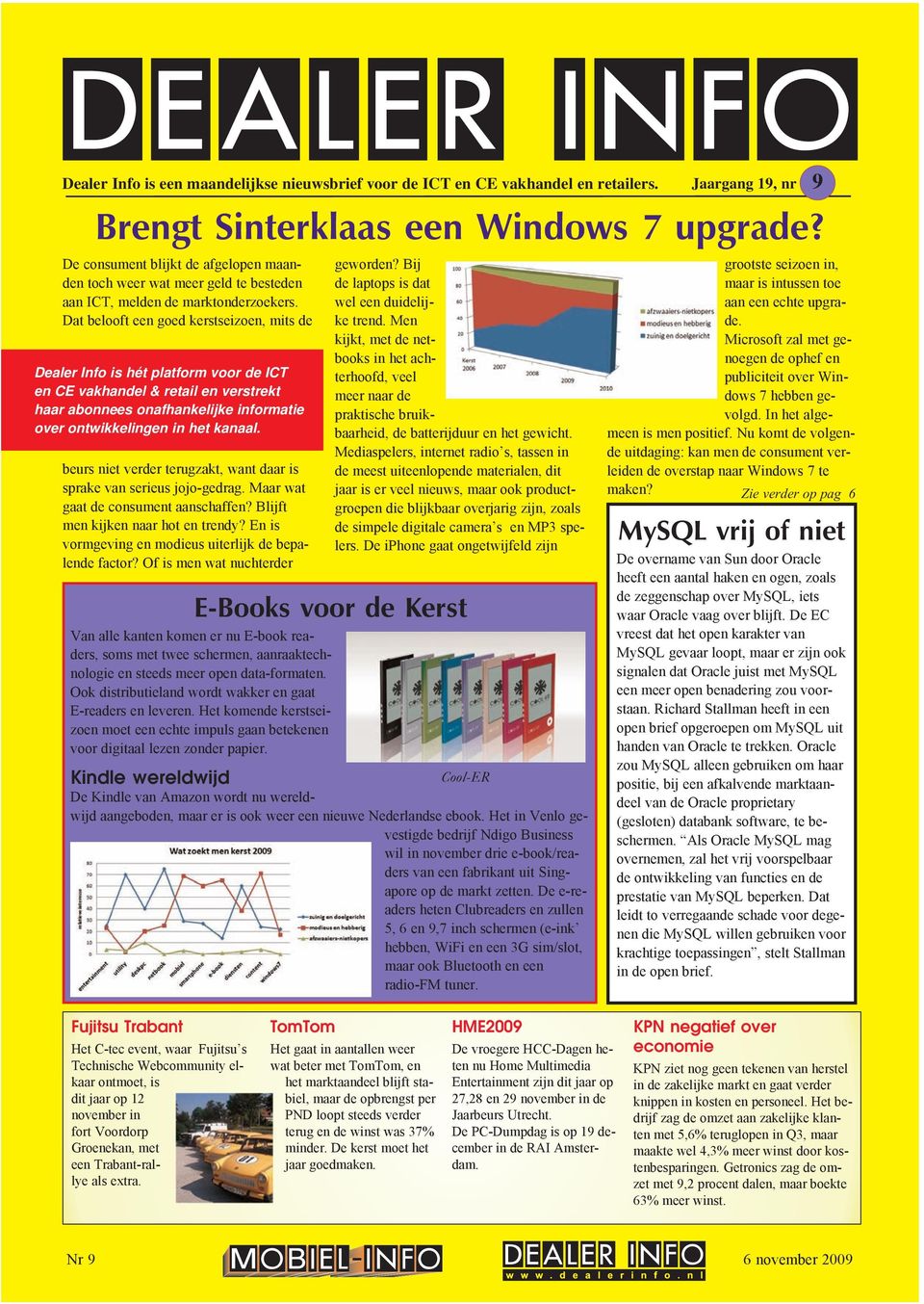 Dat belooft een goed kerstseizoen, mits de Dealer Info is hét platform voor de ICT en CE vakhandel & retail en verstrekt haar abonnees onafhankelijke informatie over ontwikkelingen in het kanaal.