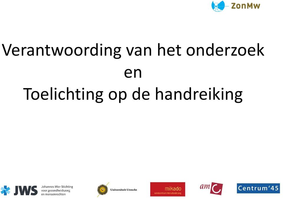 onderzoek en