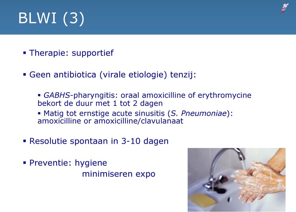 2 dagen Matig tot ernstige acute sinusitis (S.