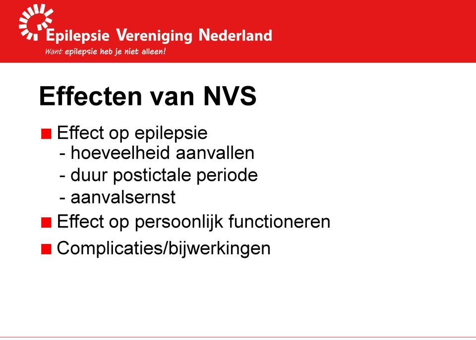 periode - aanvalsernst Effect op