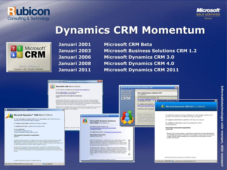 2 Januari 2006 Microsoft Dynamics CRM 3.