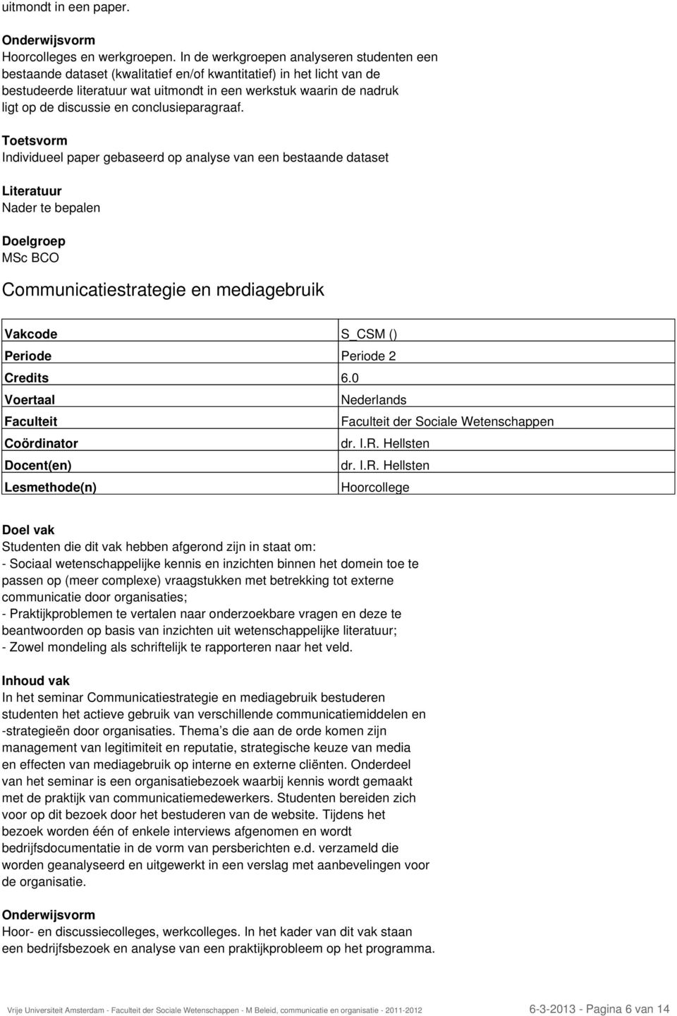 discussie en conclusieparagraaf.