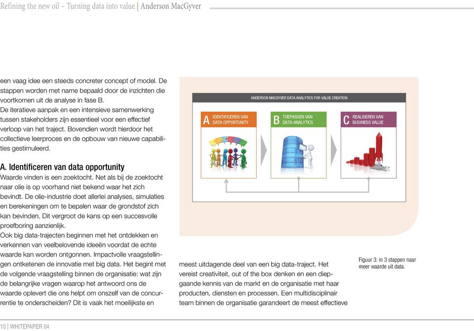 De iteratieve aanpak en een intensieve samenwerking tussen stakeholders zijn essentieel voor een effectief verloop van het traject.