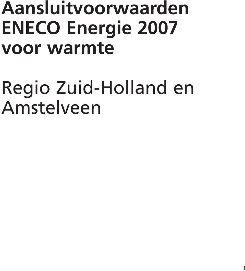 voor warmte Regio