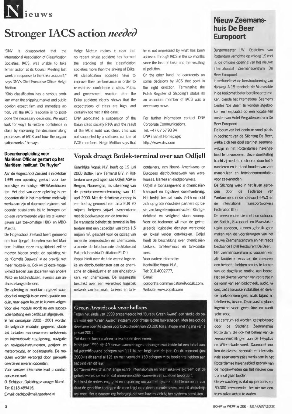 Ship classification has a serious problem when the shipping market and public opinion expect firm and immediate action, yet the IACS response is to postpone the necessary decisions.