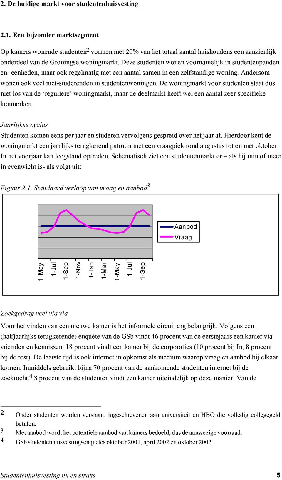 Deze studenten wonen voornamelijk in studentenpanden en -eenheden, maar ook regelmatig met een aantal samen in een zelfstandige woning. Andersom wonen ook veel niet-studerenden in studentenwoningen.