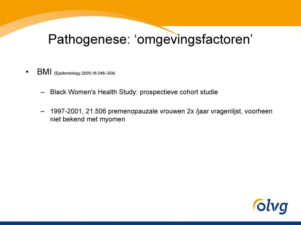 prospectieve cohort studie 1997-2001, 21.